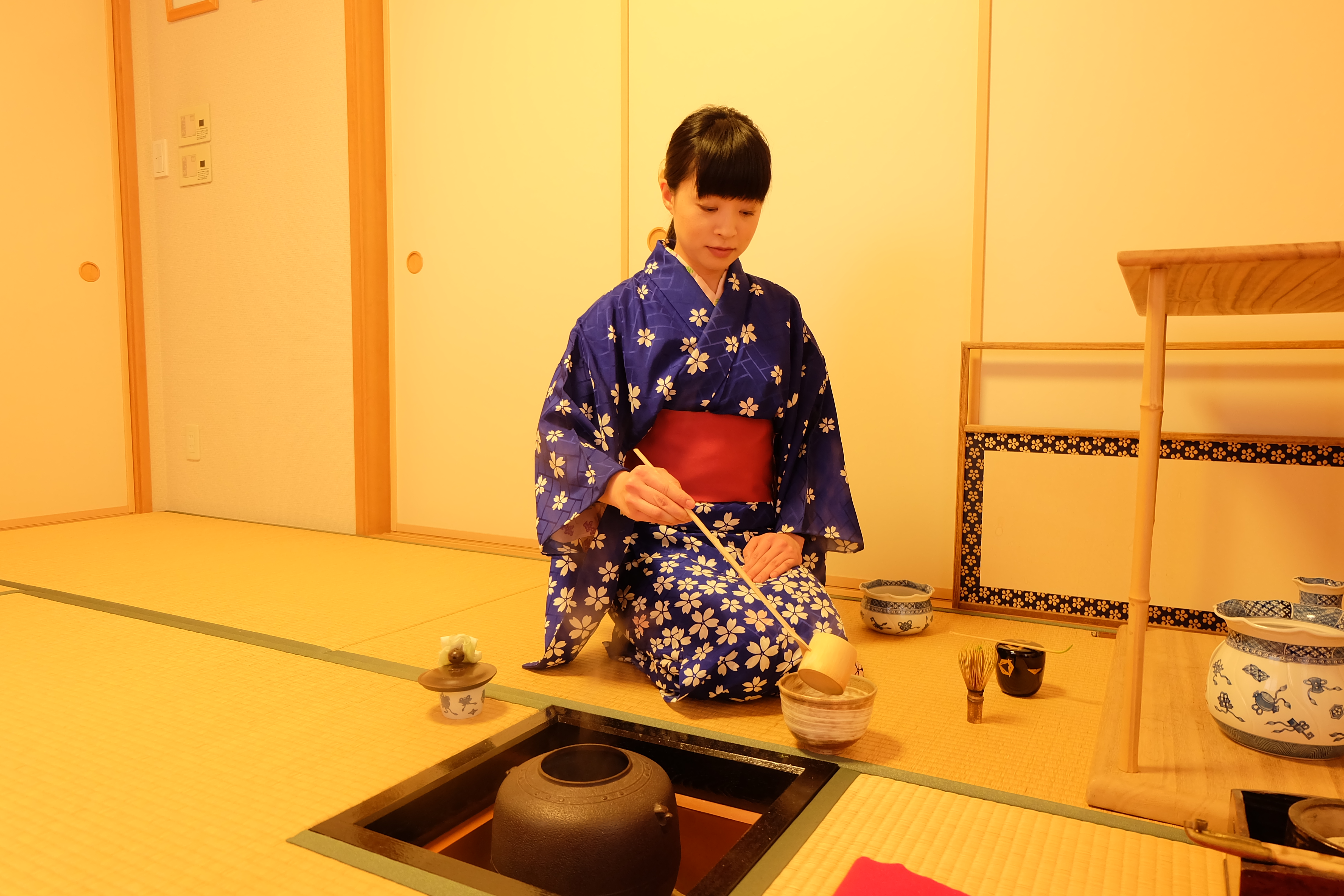 茶道のお稽古☆掛け軸は「竹葉々と清風を起こす」 | 宮子の和食料理教室